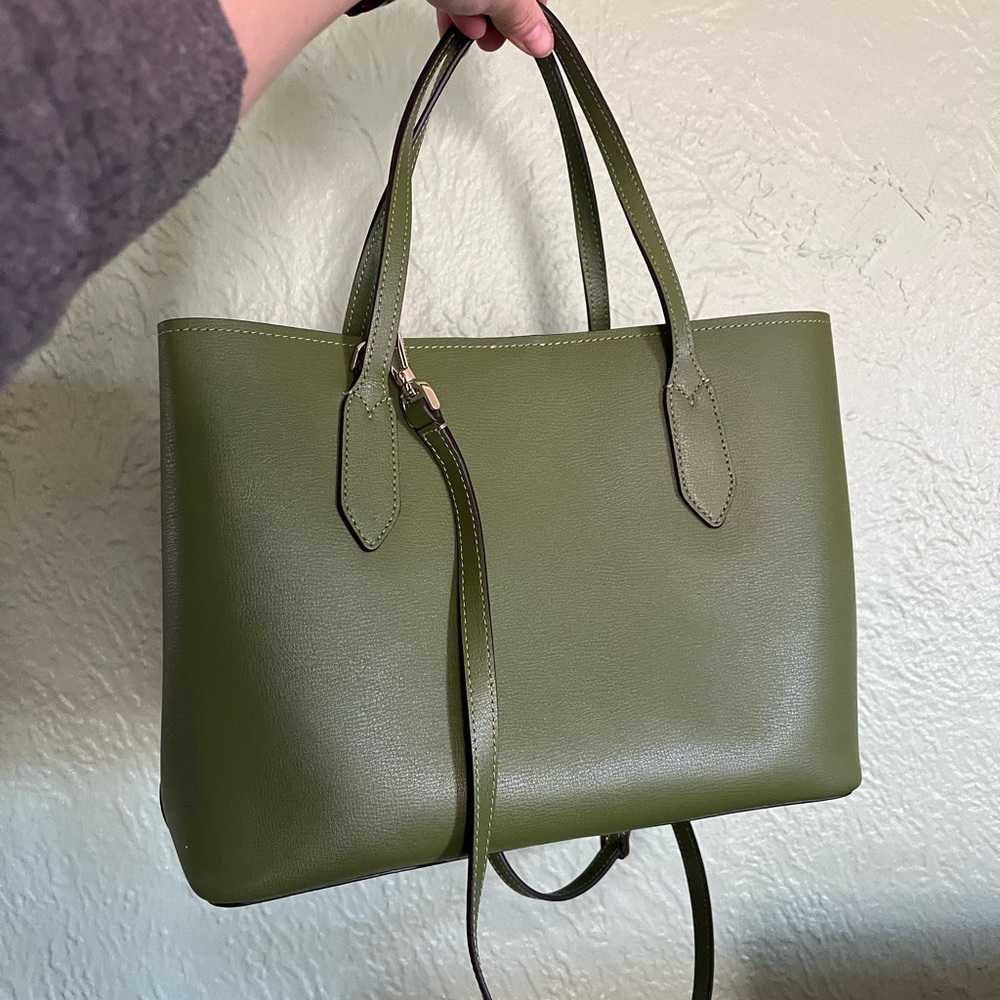 Kate Spade Harper Satchel in Avocado